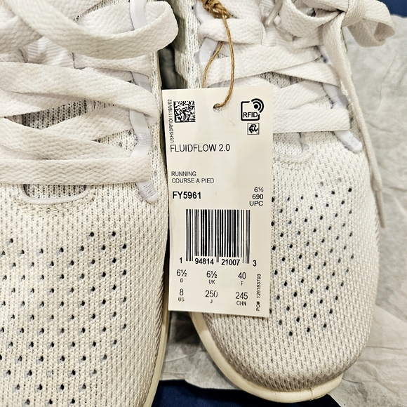 WOMEN'S ADIDAS FLUID FLOW 2.0 RUNNING SHOES Size 8 - Picture 6 of 7